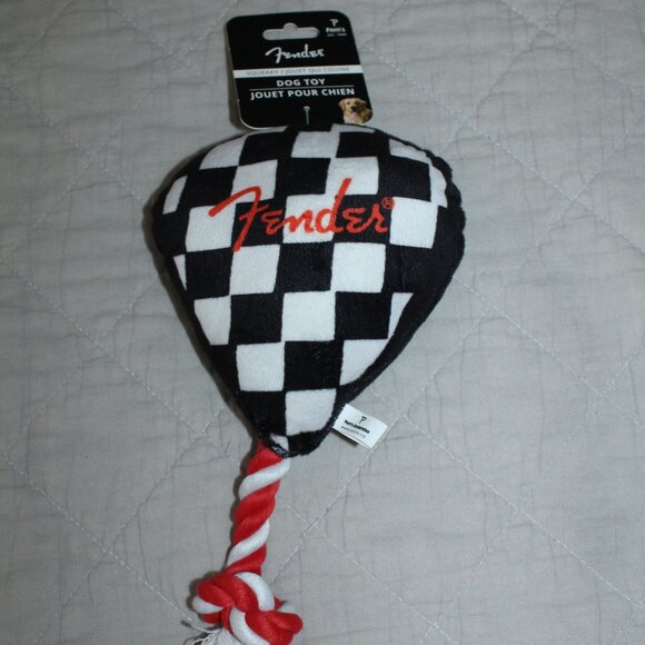 Perri's Lot of 3 Dog Toys Plush Pink Floyd ACDC Fender - Picture 2 of 4